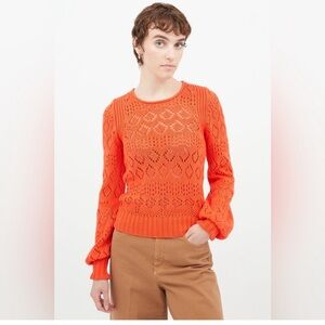 See By Chloe Pointelle Knit Sweater